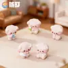 Set Creativo de Decoración de Paisaje en Miniatura: Figuritas Lindas de Dibujos Animados para Armar con un Toque de Lujo, Adornos de Nicho para Coche y Escritorio