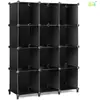 Combinación de Estantería de Almacenamiento por Niveles para Organizar Estanterías de Sala de Estar, Librerías, Estantes de Almacenamiento y Estanterías de Almacenamiento para Armarios