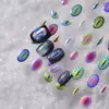 Adesivos para Unhas Jelly Adesivos Populares para Capa de Celular Adesivos de Unha para Crianças Adesivos Auxiliares para Unhas Olho de Gato Misterioso