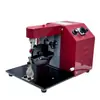 Máquina automática de aceitado de bordes de una cara control de velocidad banda de coloración artículos de cuero máquina automática ovaladora de cepillado de bordes control de velocidad máquina de recubrimiento de aceite para bordes