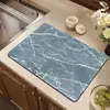 Shopee Mármore Terra de Diatomáceas Máquina de Café Absorvente de Água Secagem Rápida Tapete Bancada de Cozinha Tapete Drenante Mesa de Jantar Tapete de Isolamento Térmico
