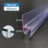 Tira de Vedação para Porta de Vidro Box de Banheiro Banheiro Bloqueador de Água Porta de Correr Banheiro Tira de Vedação Inferior Preto Transparente