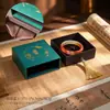 Caja de Cajón Estilo Chino con Borla y Patrón de Cola de Fénix, Joyería Cultural y Creativa, Pulseras Hechas a Mano, Caja de Embalaje para Regalo de Joyería al por Mayor