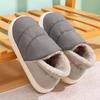Pantuflas Peludas para Mujer, Nuevo Estilo Otoño e Invierno 2026, sin Cordones, Antideslizantes, Cálidas, Impermeables, Pantuflas de Algodón con Tejido de Plumón para Invierno