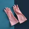 Luvas para Lavar Louça de Casa Fabricante Atacado Luvas Impermeáveis de PVC para Limpeza Doméstica, Luvas de Aço Plástico para Vendedores de Rua, Espessadas