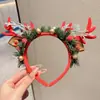 Diadema de Cabeza de Ciervo Linda Transfronteriza Europea y Americana para Mujer 2026 Nuevo Estilo Gorro de Oso Diadema de Astas Accesorios para el Cabello de Navidad