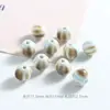 Retro pequeña sandía cerámica cuentas sueltas diy bisutería pequeña flor esmalte calabaza cuentas accesorios cuentas de cerámica material para pulsera