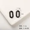 11*20mm Hebilla de Cadena Biselada de Acrílico Color Sólido Anillo Abierto Accesorios para Joyería DIY Accesorios para Cadena de Bolsos y Gafas