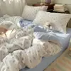 2026 Nuevo Juego de Sábanas para Dormitorio Estudiantil con Estampado de Seda de Hielo Amigable con la Piel, de Tres o Cuatro Piezas