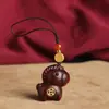 Madera Arcoíris Caballo de la Fortuna Año del Caballo Llavero para Coche Colgante Decoración para Bolso Regalo Adorno Atractor de Riqueza al por Mayor