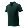 Roupas de trabalho de alta qualidade camiseta personalizada com lapela bordada logo camisa cultural corporativa polo de manga curta masculina e feminina Algodão