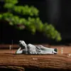 Escritorio de estilo chino, Buda Wei del Norte, estatua de Buda, micropaisaje de Buda, pecera, paisajismo, rocalla, adornos de escritorio, té, mascota, fragancia, decoración de camino