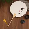 Kit de Pintura DIY con Texto, Adecuado para Puestos Callejeros y Mercados Nocturnos, Incluye Materiales para Abanico Redondo de Pintura a Tinta sobre Papel de Arroz, Hecho a Mano al por Mayor