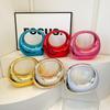 Bolso de Cena Transfronterizo Bolso Clutch Bolso Acrílico para Mujer Moda Europea y Americana Bolso Clutch Bolso Media Luna Bolso de Hombro Único Bandolera para Mujer