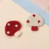 Calcetines, Sombreros, Accesorios de Ropa y Accesorios Versátiles Dulces Bordados Multicolores de Champiñón Sonriente Hechos a Mano Novedad Otoño e Invierno para Niños
