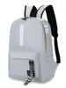 Mochila Nueva Simple para Estudiantes de Secundaria Ligera Moderna Casual Mochila de Gran Capacidad Estilo Universitario Versátil Resistente al Desgaste