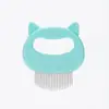 Pente para Pulgas de Animal de Estimação, Dispositivo de Arranhar e Esfregar para Gatos para Remover Pelos Soltos, Pente Colorido para Gatos, Pente de Limpeza para Animais de Estimação, Pente para Animais de Estimação