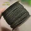 Cuerda de mano tejida con hilo de algodón con adición de oro de 1.8 mm, cuerda para jugar Wen, no elástica, resistente al desgaste, cuerda DIY, borla de bodhi, punta