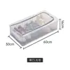 Caja de almacenamiento de zapatos transparente, plegable y ahorra espacio, un imprescindible para el uso en casa, perfecta para guardar zapatos debajo de la cama, a prueba de polvo y para organizar