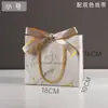 Bolsa de Mensageiro Exquisita Sacola de Papel Estilo Ins Padrão Mármore Off-White Bolsa de Presente Bolsa de Embalagem para Presente de Alto Padrão Bolsa de Presente Companhia