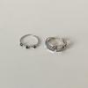 Anillo de rosa vintage para mujer, plata de ley S925, estilo Hong Kong, diseño de nicho, elegante anillo para dedo índice a la moda.