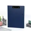 Carpeta de archivo tamaño a4 almacenamiento de documentos clip doble tablero de escritura archivo de contrato clip para borrador de discurso clip para uso de estudiante clip para tablero de respaldo de examen