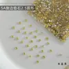 Rhinestones planos redondos de circonia cúbica de 2.5 mm para decoración de uñas, pequeños rhinestones redondos modernos y deslumbrantes, accesorios para joyería DIY, decoraciones para uñas