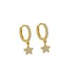 Pendientes de plata de ley S925 con circonitas geométricas para mujer, exclusivos, superventas, de estilo lujoso y ligero, con borlas cortas.