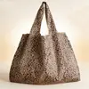 En Stock Bolso de Almacenamiento de Tela Oxford Encriptada Ecológico Portátil Plegable Bolsa de Compras para Supermercado Bolso Tote para Mujer Bolso de Mano para Regalo