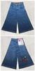 American Retro hiphop Nova Primavera Estilo Hip-hop Marca da moda Jeans Reto Solto Calças Cropped de Perna Larga Casual