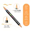 Set de Marcadores de Metal y Acrílico de Doble Punta, Modelo Nuevo Transfronterizo, Plumas para Dibujo Artístico, Plumas de Color para Graffiti DIY