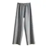 Pantalones de Lana Calentados al Aire de Cachemir de Alpaca Peruana Adelgazantes Sueltos para Mujer Ins/Tb2653