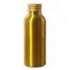 Novo Modelo de Garrafa de Alumínio de 10ml a 1000ml com Tampa de Rosca Prateada, Adequada para Loção, Óleo Essencial e Hidrolato, Recipiente Selado de Alumínio para Reenvasamento