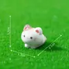 Micro-Paisagem Criativa Fofo Coelho e Gatinho Figuras de Animais Decoração DIY Acessórios para Pendurar Mini Enfeites de Mesa