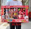 Juguete de juego infantil simulación de comida cocina caja registradora accesorios traje niñas instituciones de formación caja de regalo al por mayor