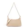 Bolsa Pequena de Palha Trançada com Corrente de Ombro Único Essencial de Verão Casual Alta Qualidade Bolsa de Mão Bolsa de Ombro Único para Sobrancelha Bolsa Feminina