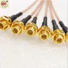 Cable de auricular coaxial RF RG178 IPEX a MMCX hembra macho rosca impermeable