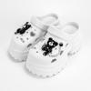 Zapatos Cueva DIY Populares en Internet Oso Negro Marrón Chanclas EVA Suela Gruesa para Exteriores Lindos Antideslizantes Sandalias de Playa de Tacón Alto