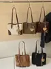 Bolso de Gran Capacidad para el Trabajo Otoño e Invierno Bolso Tote Retro Esmerilado para Mujer Moda Coreana Versátil Bolso de Hombro para Mujer