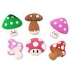 Imanes Decorativos Creativos de PVC para Refrigerador Personalizados Lindo Hongo Pegatinas de Educación Temprana Dibujos Animados Personalizados Magnéticos Suaves Anticaídas Venta al por Mayor