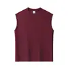 Gopudo Verano Nuevo Simple de Moda Marca Chaleco Hombre Holgado Deportivo Baloncesto Sin Mangas Camiseta Base Gw26001