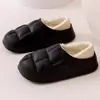 Zapatillas de Algodón Qidashun Nuevas de Otoño e Invierno, Zapatos de Algodón Impermeables para Interiores y Exteriores, Zapatillas de Algodón Gruesas de Eva para Parejas, Venta al por Mayor