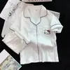 2026 Pijama de Color Sólido para Mujer Verano Algodón Nube Gasa Manga Corta Estilo Japonés Lindo Ropa de Casa para Verano