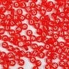 Cuentas Planas de Letras Color Real Acrílico Hecho a Mano DIY Llavero de Cuentas para Niños de Primera Infancia Accesorios Cadena para Teléfono Móvil