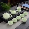 Juego de Té de Viaje Olla Xishi Juego de Té Kung Fu Portátil Una Olla Cuatro Tazas Cerámica Regalo de Negocios Tetera Tazas de Té