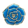 Gancho para Bolso Redondo con Forma de Rosa de Alta Rotación en Stock, Gancho Plegable para Mesa 3D, Gancho Navideño de Flor de Plástico