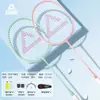 Raqueta de Bádminton Peak Tienda Oficial Original Carbono Completo Ultraligera Duradera Set Doble de Raquetas para Adultos y Niños