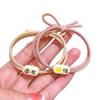 Cuerda para el cabello con polvo de dopamina para niña, anilla para el cabello, pulsera para el cabello de doble uso, banda de goma pequeña para parejas, accesorios para el cabello al por mayor