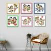 Los fabricantes envían Llamada de amor de Punto de Cruz para dos pájaros sala de estar dormitorio pintura decorativa pequeña material DIY venta al por mayor