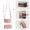 Adecuado para Apple 18 Love Cartera con Cremallera Funda Protectora Funda para Teléfono Móvil Iphone18Pro Funda de Cuero Samsung S26 Anti-Caída